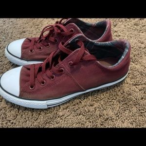 Burgundy converse (shoes are 2 pairs for $35)